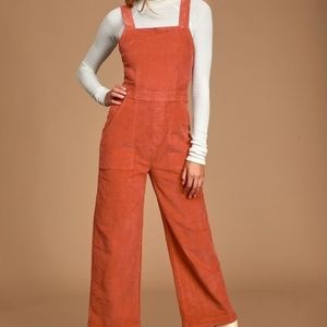 Billabong "Get Lost Cord Jumpsuit" Size 30